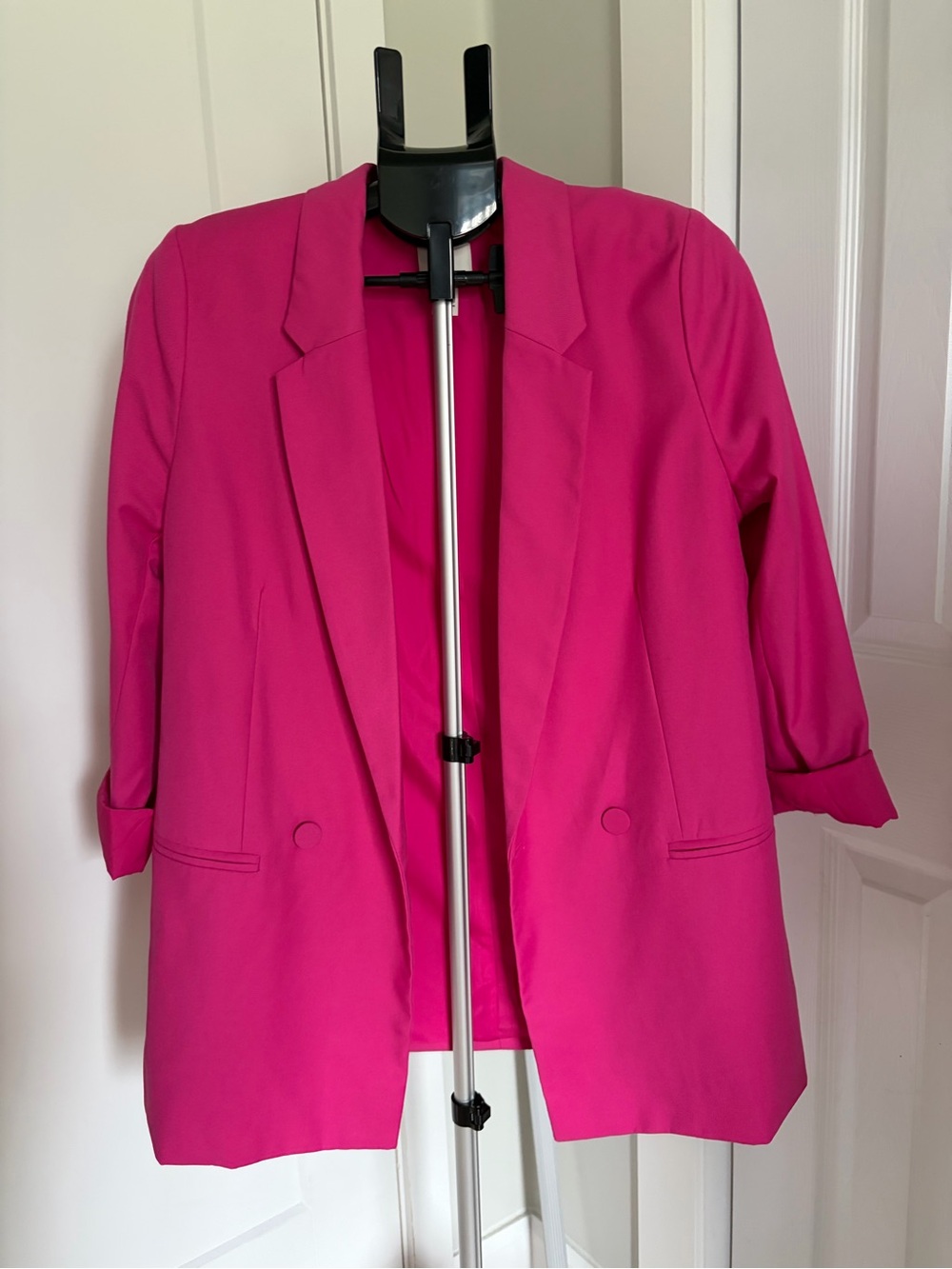 Women's H&M Fuchsia Blazer Jacket-small